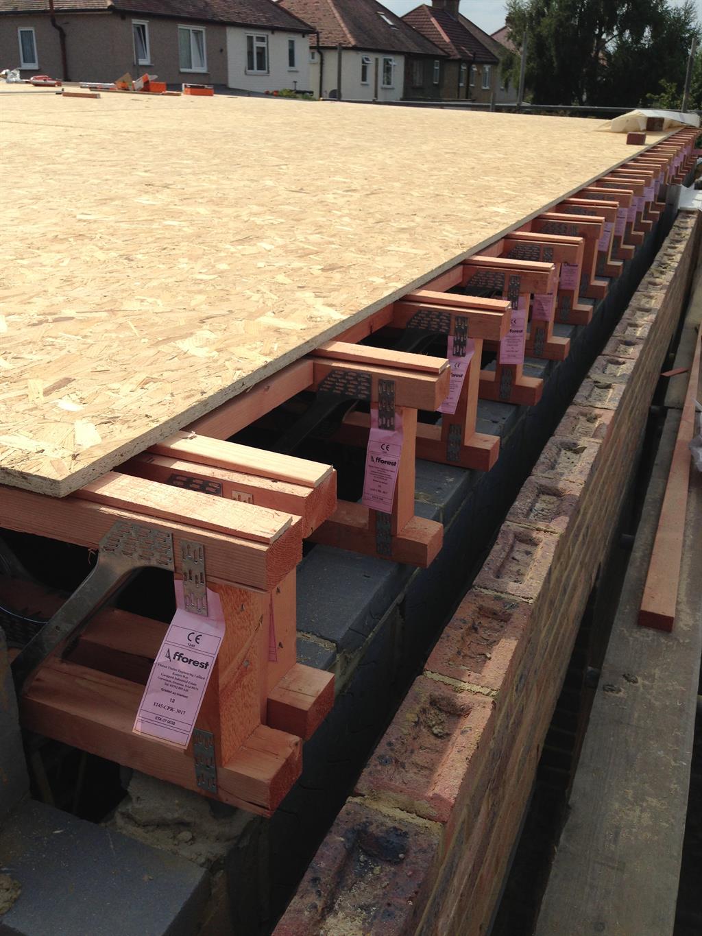 Fforest Timber Engineering EASI JOISTS® FLAT ROOF